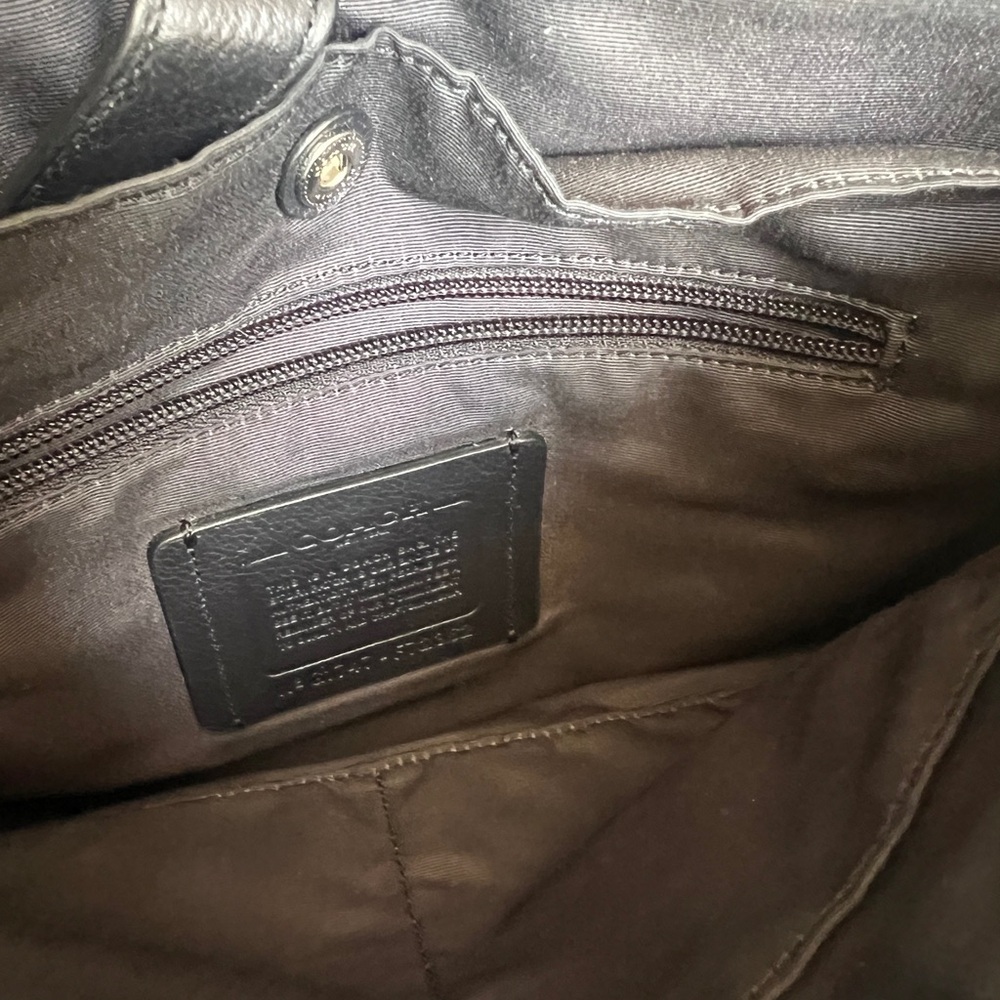 Coach Black Leather Crossbody Bag - Picture 4 of 4